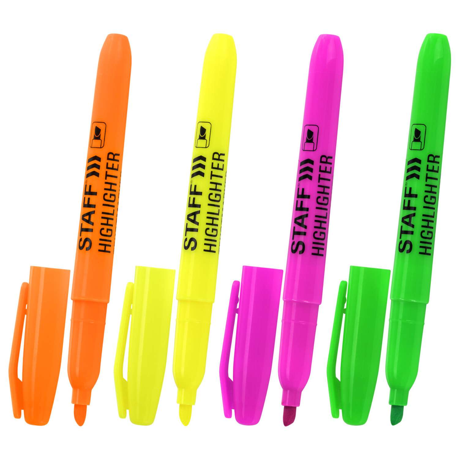 Текстовыделители Staff 4 шт. в ассортименте - фото 2
