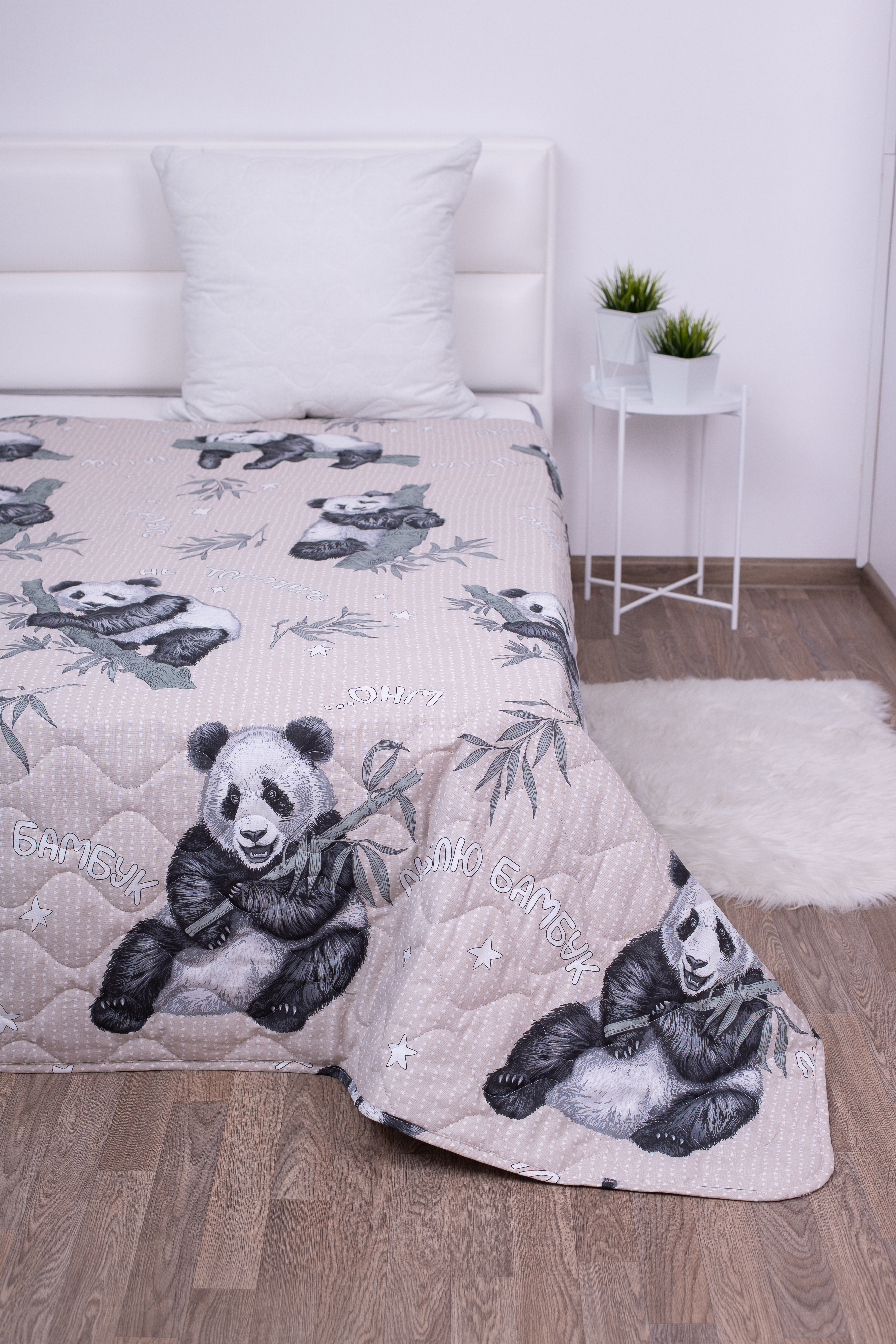 Покрывало MILANIKA Панды 150 x 215 см хлопок - фото 4