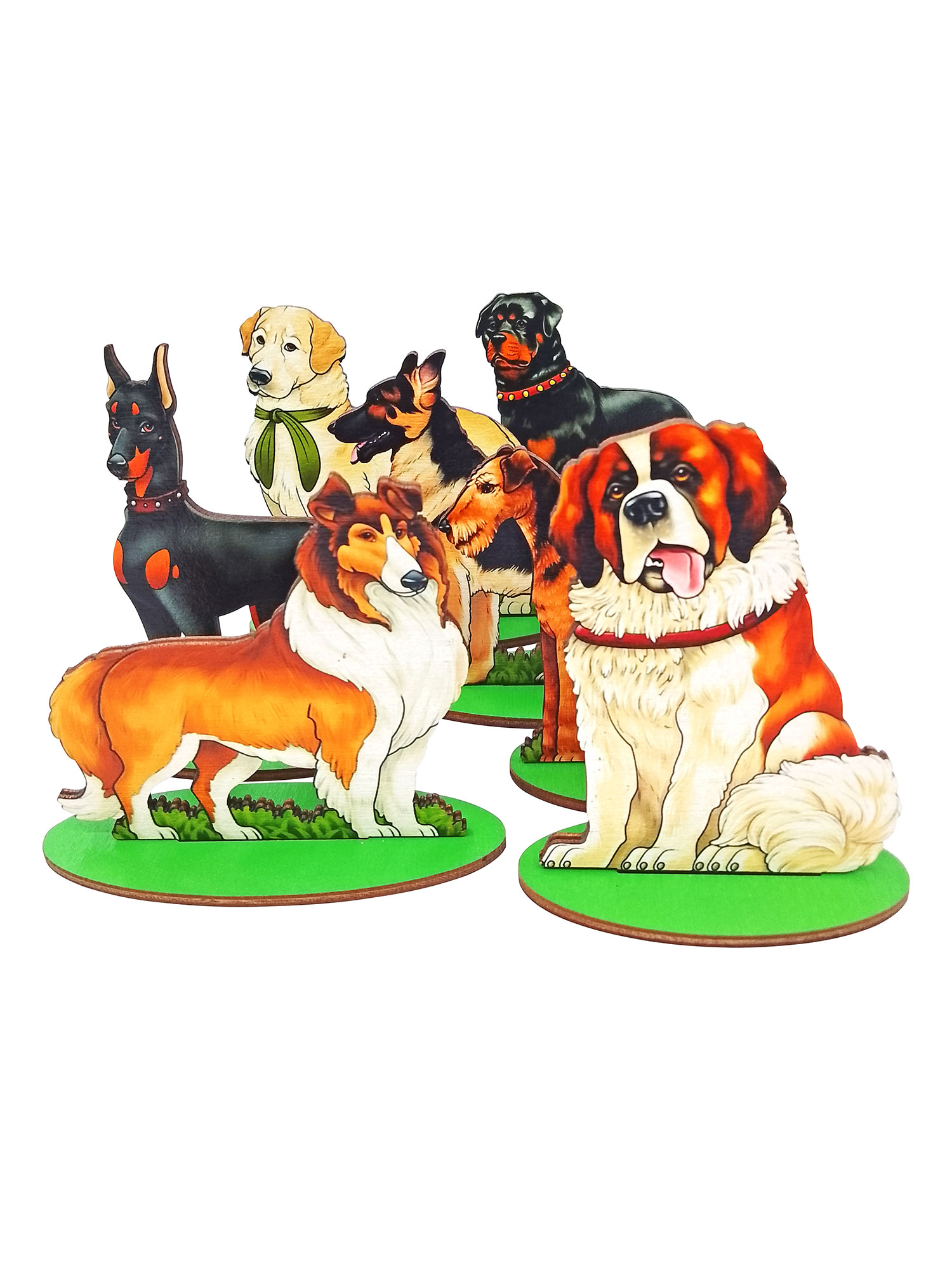 Игровой набор в коробке Нескучные игры Собаки служебные дерево - фото 6