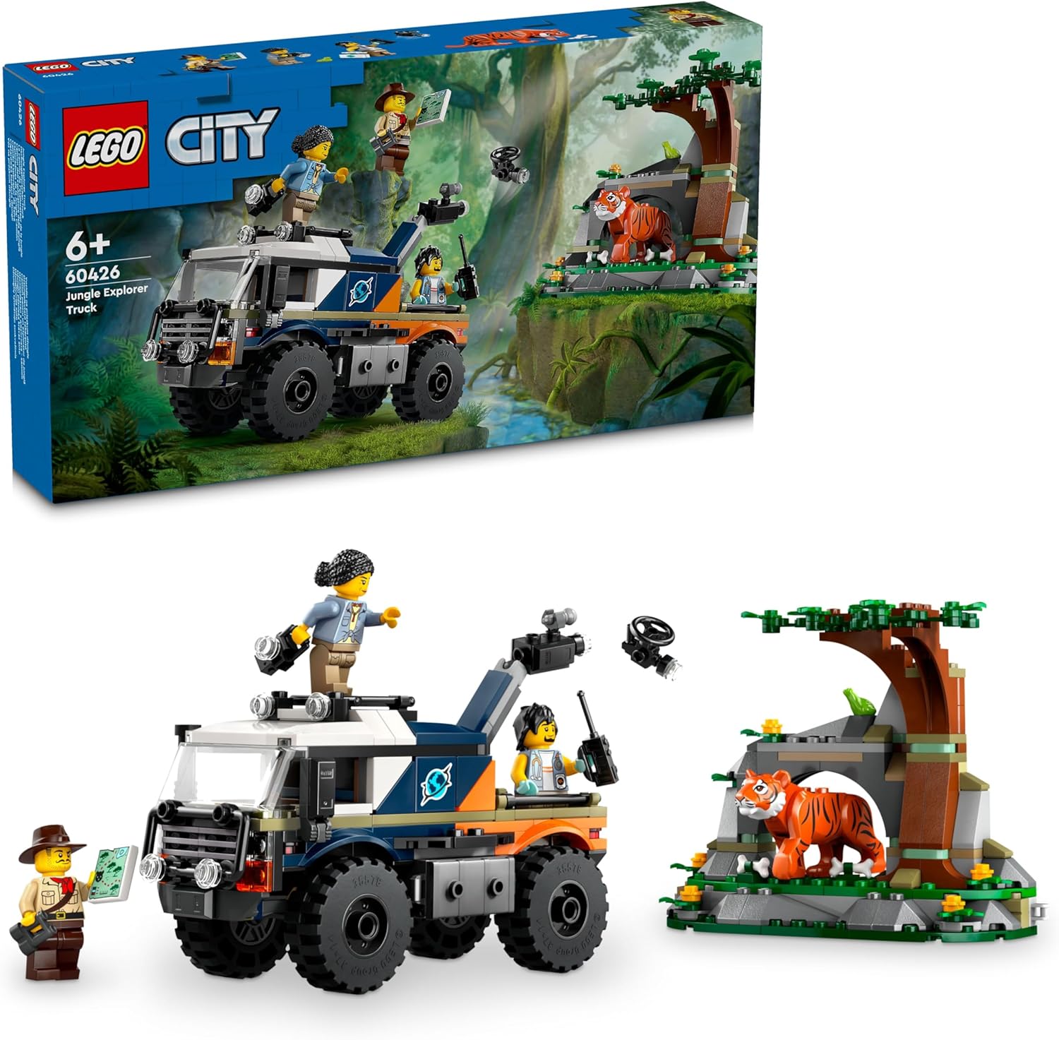 Конструктор LEGO City Jungle Explorer Off-Road Truck 314 дет. - фото 1