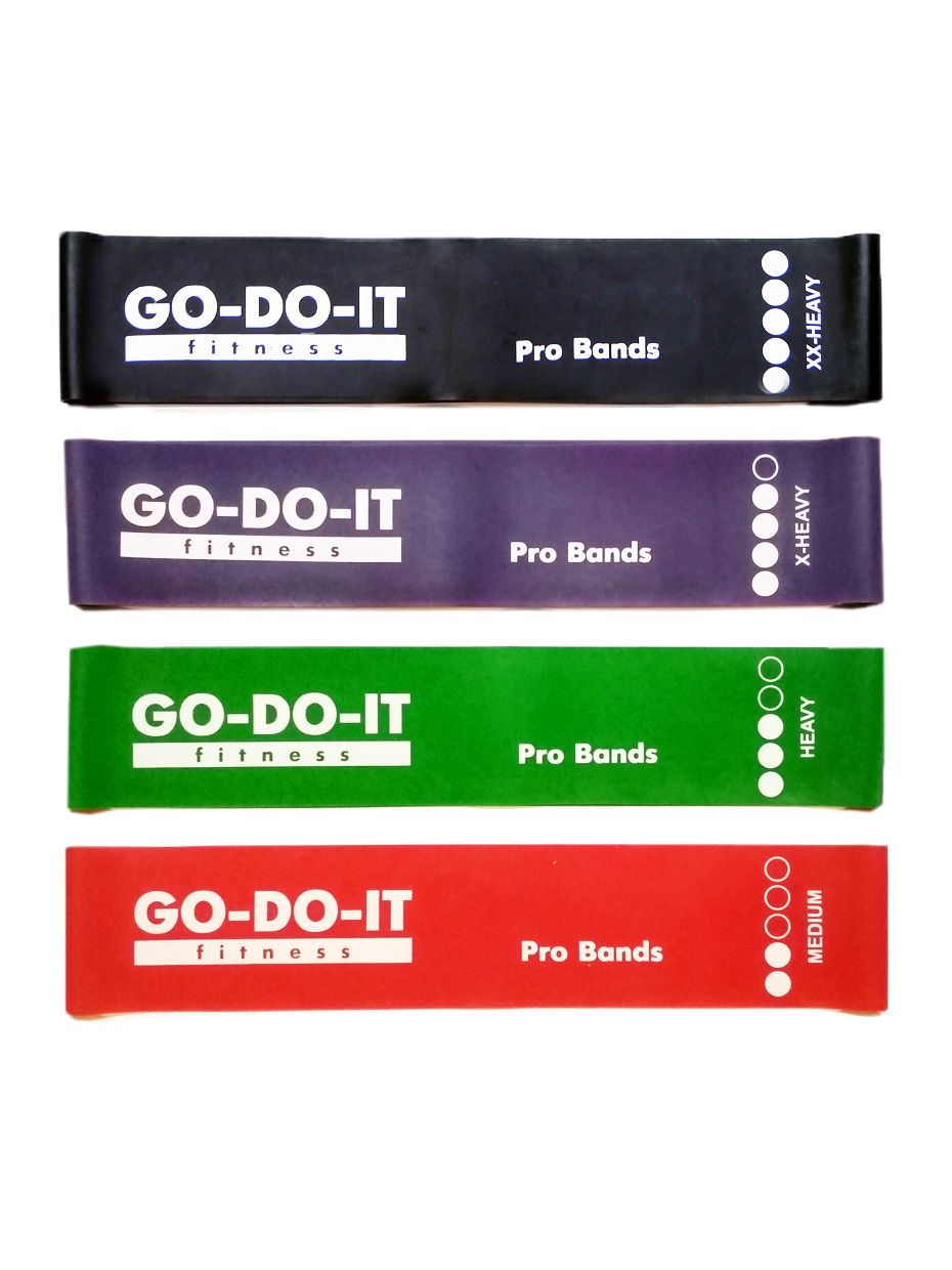 Резинки для фитнеса GO-DO-IT STANDARD фиолетовая 5 см 14 кг - фото 4