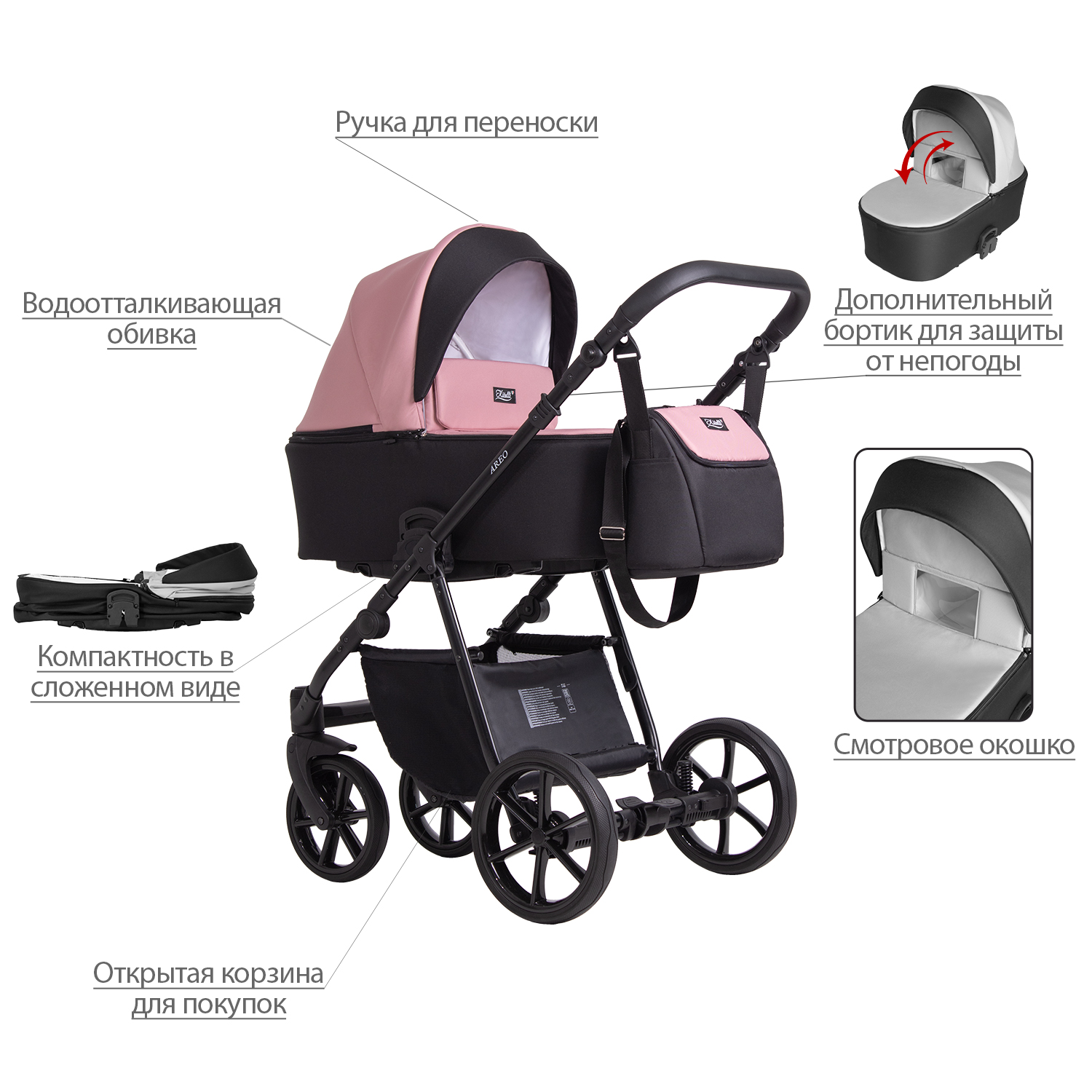 Коляска 2 в 1 Kitelli Areo - фото 3