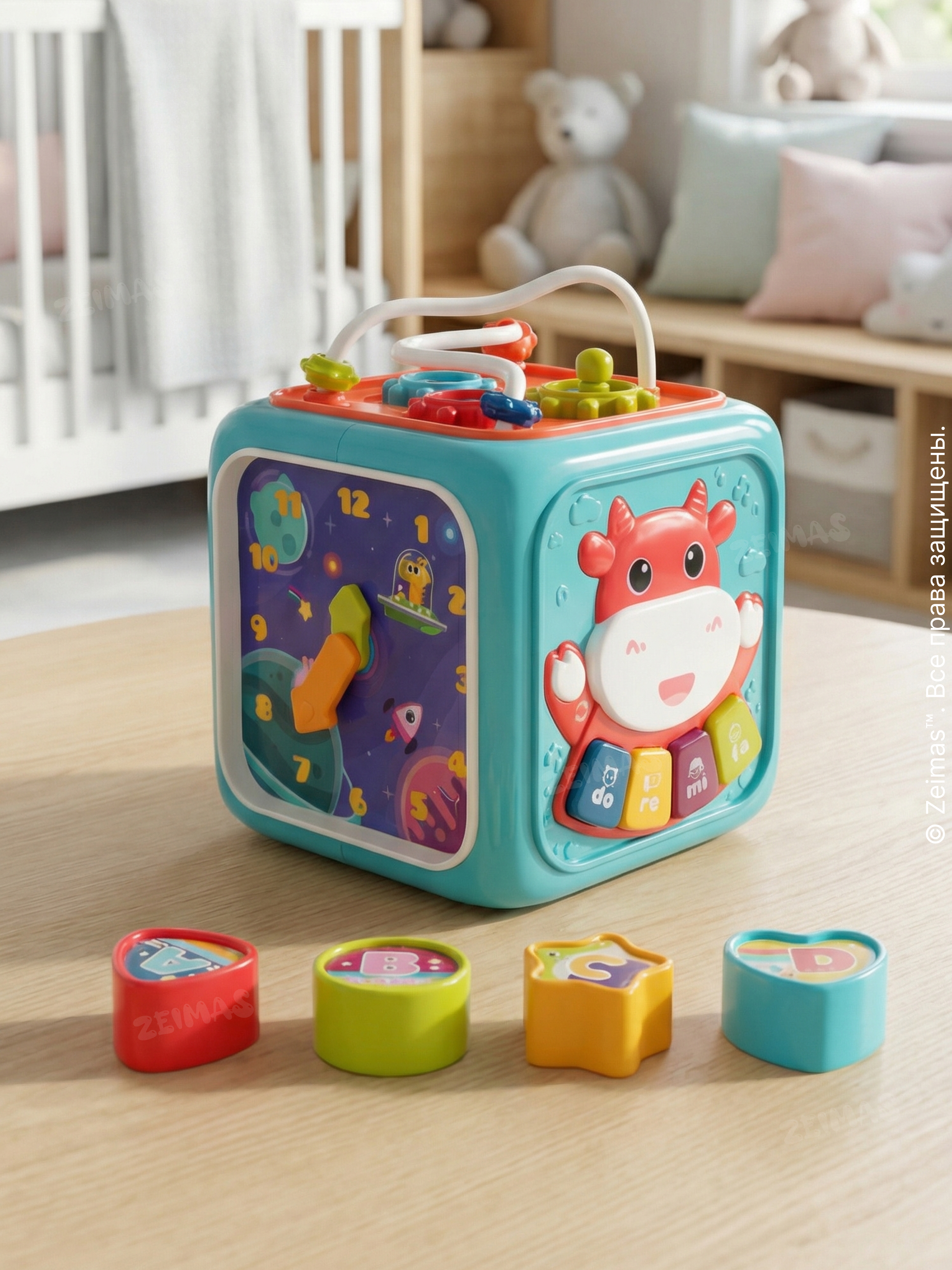 Игрушка Zeimas сортер Монтессори Куб - фото 19