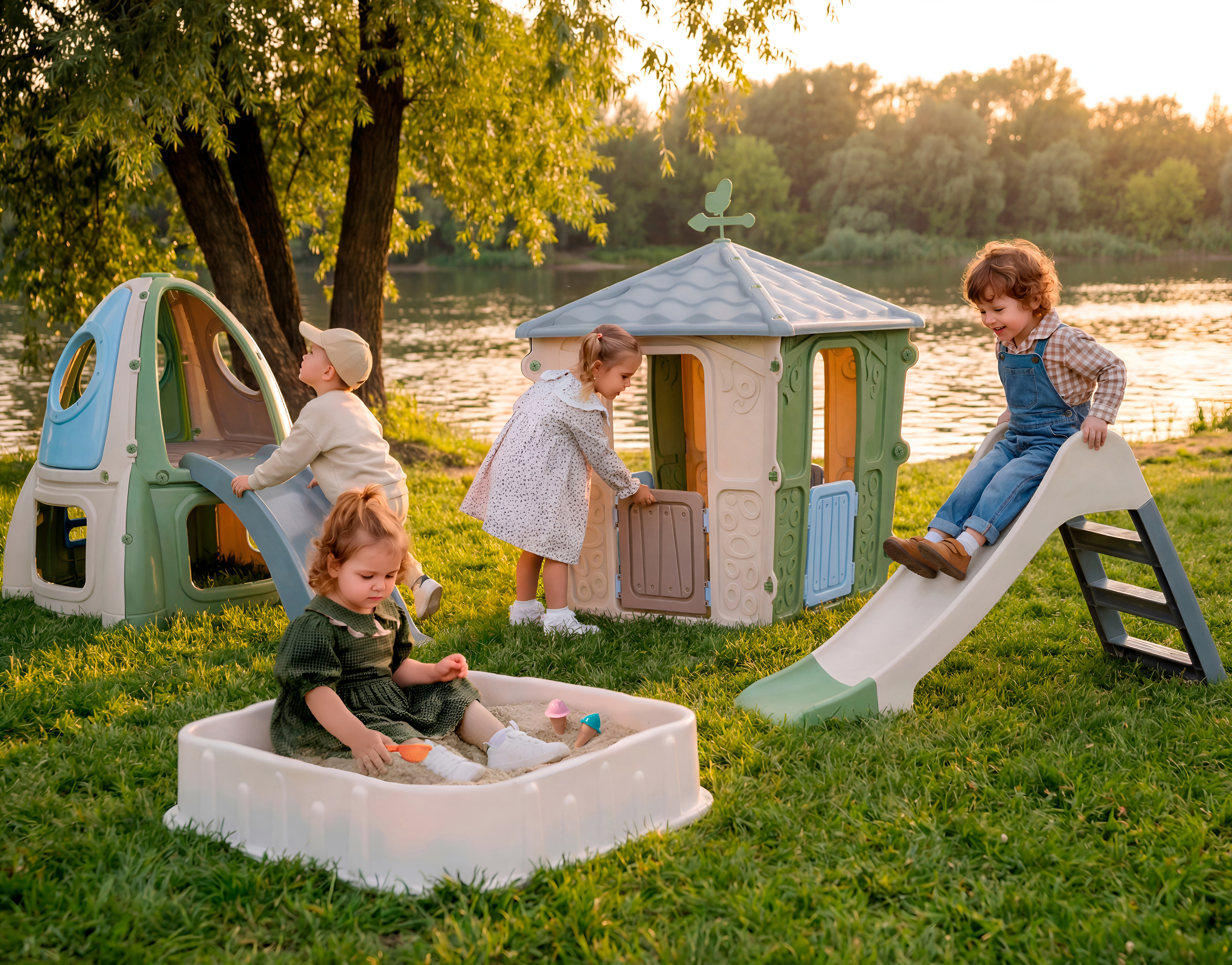 Бассейн-песочница ZEBRA с крышкой Квадратная - фото 9