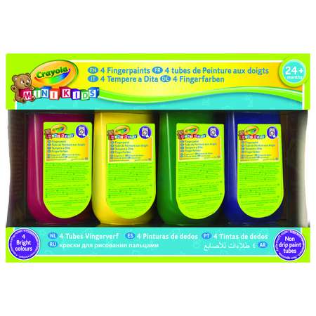 Краски пальчиковые Crayola 4 цв.