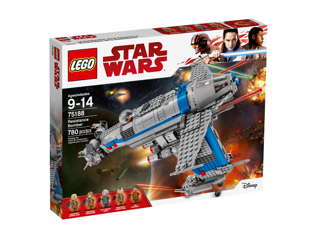 Изображение товара Конструктор LEGO Star Wars 75188 Бомбардировщик Сопротивления Изображение товара Конструктор LEGO Star Wars 75188 Бомбардировщик Сопротивления