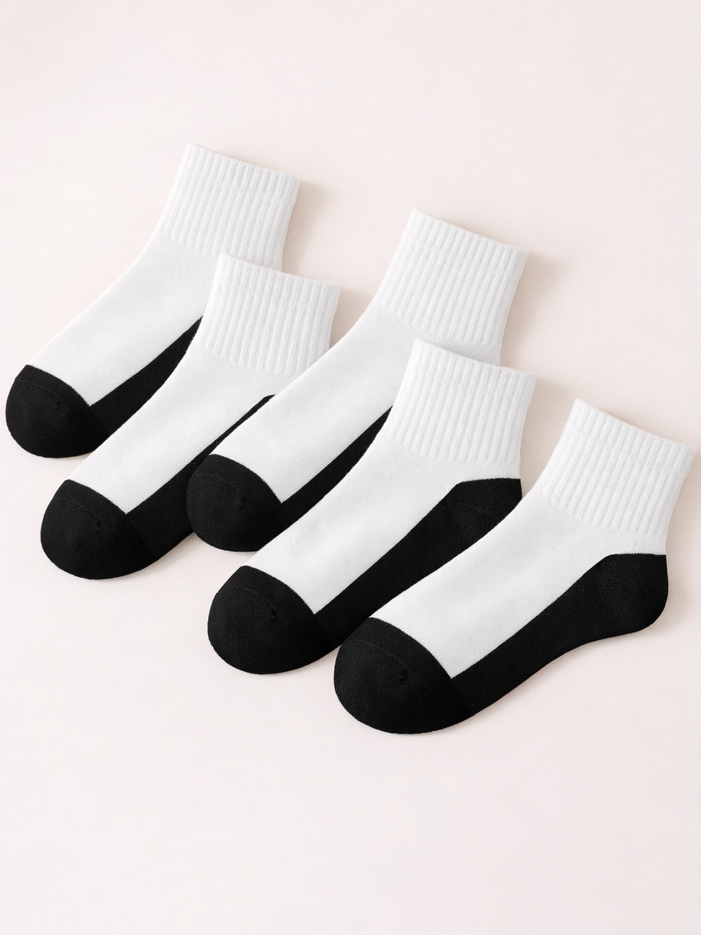 Носки 5 пар Новомосковский трикотаж 22/Бело-Черный - фото 1