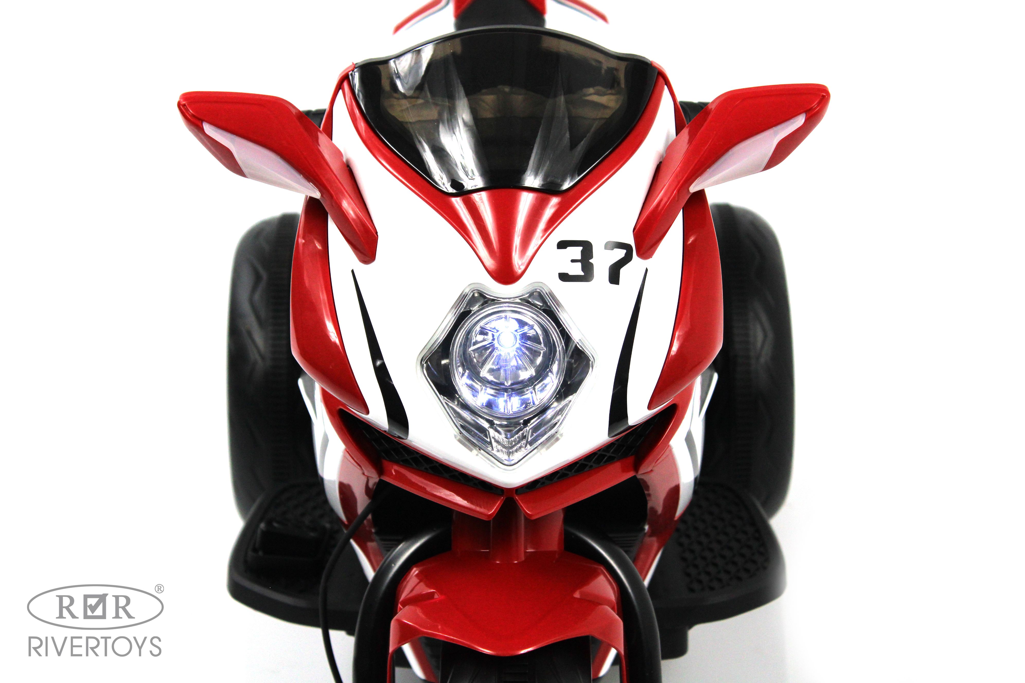 Электромобиль RIVERTOYS K222AM-RED - фото 16