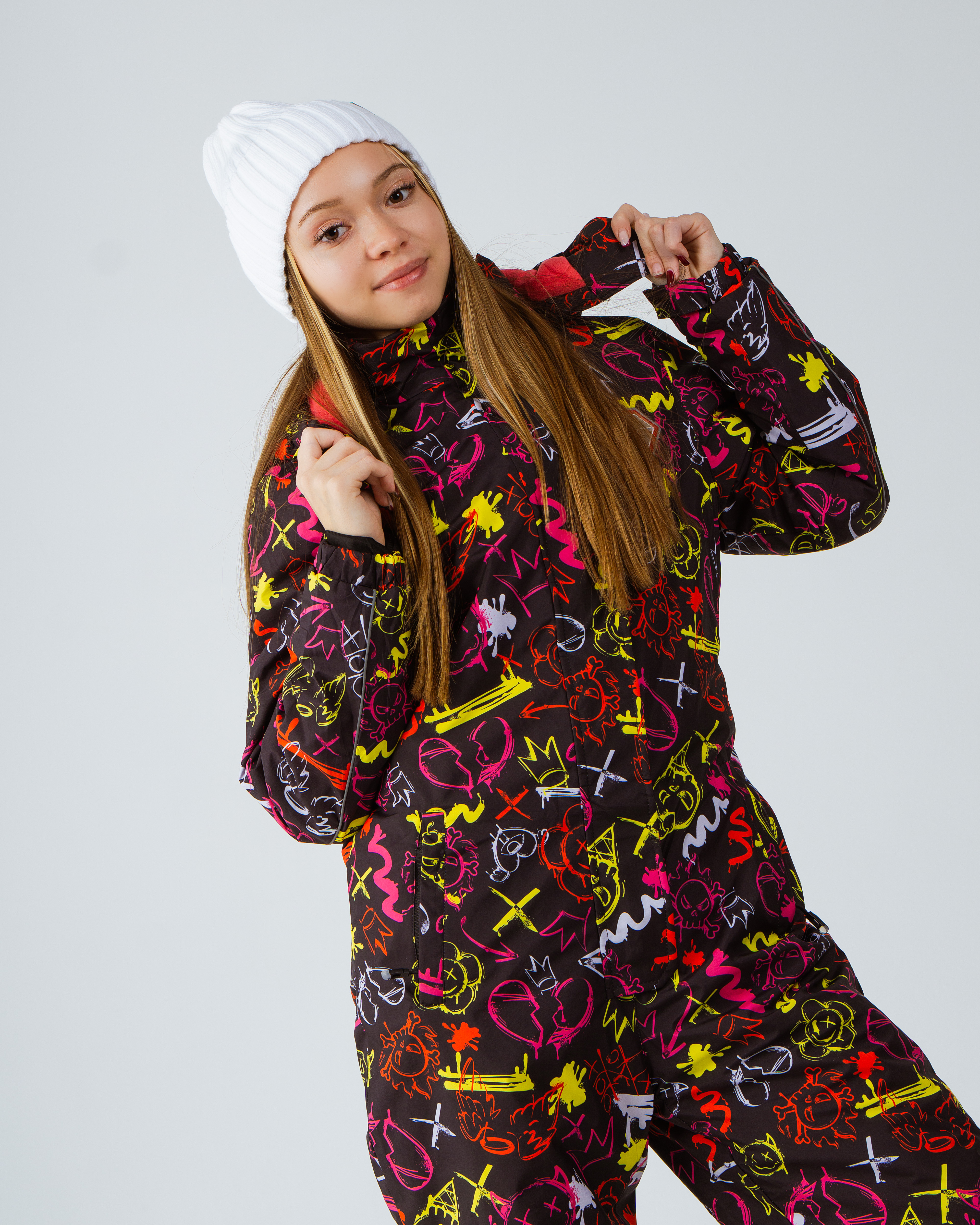 Комбинезон Saimaa GLO-10 черно-розовый - фото 7