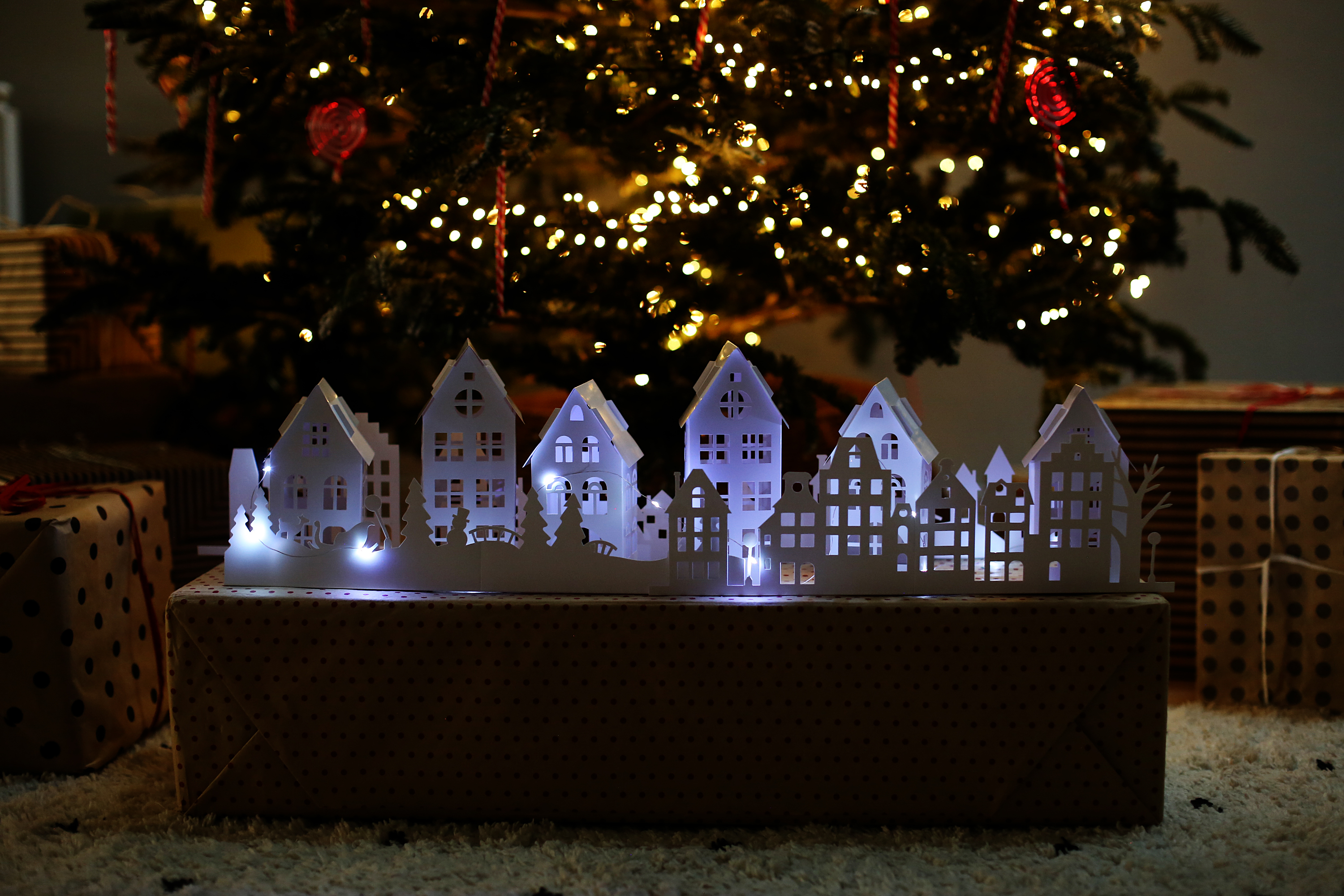 Новогодний декор HappyLine Бумажная гирлянда - фото 26