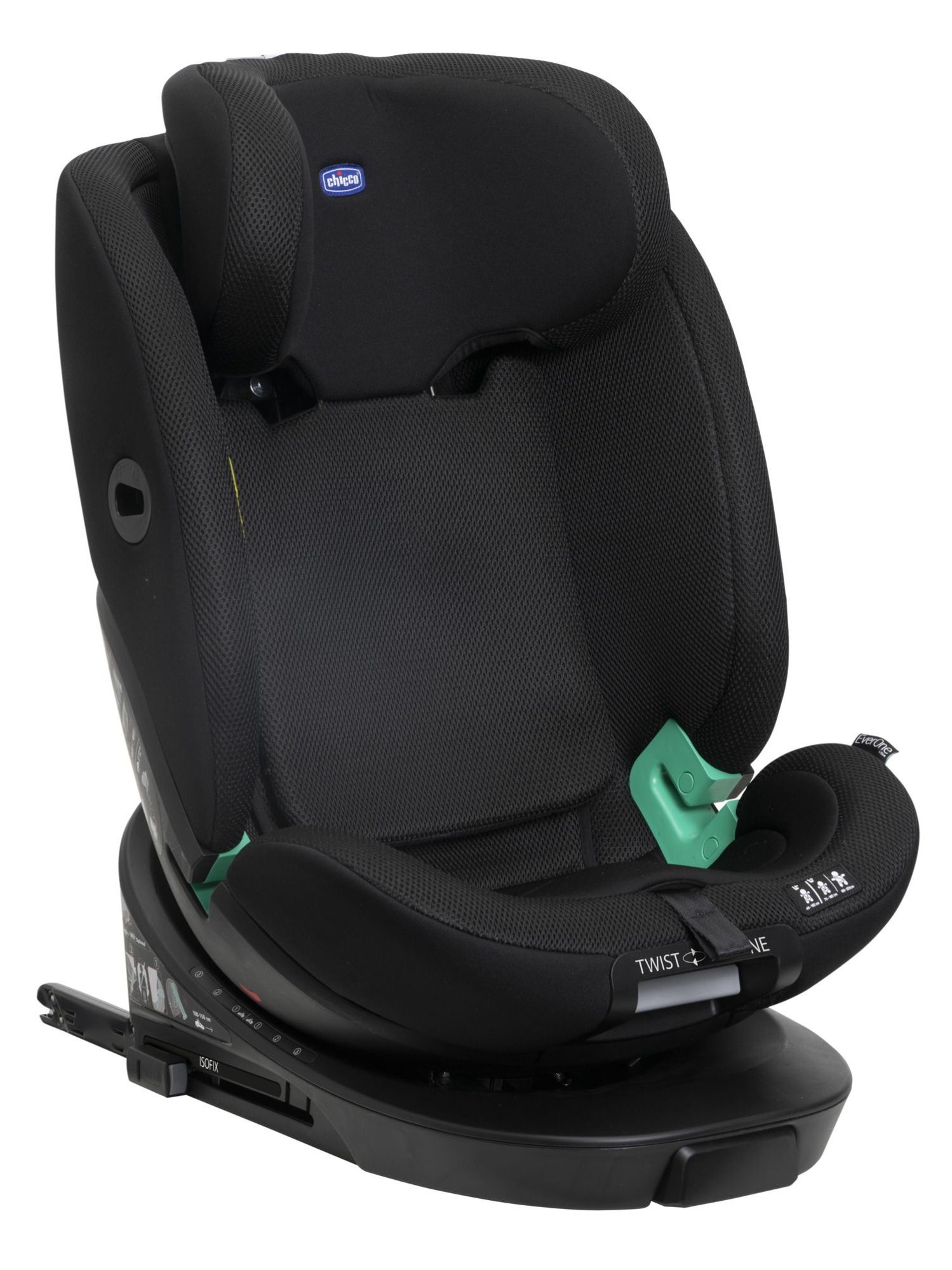 Автокресло Chicco Isofix 0+/1/2/3 (0-36 кг) черный - фото 1