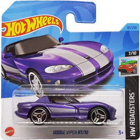 Автомобиль Hot Wheels Dodge 92 Dodge Viper RT/10 1:64