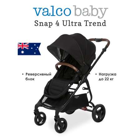 Коляска 2в1 Valco baby Snap Ultra Trend / Night черный
