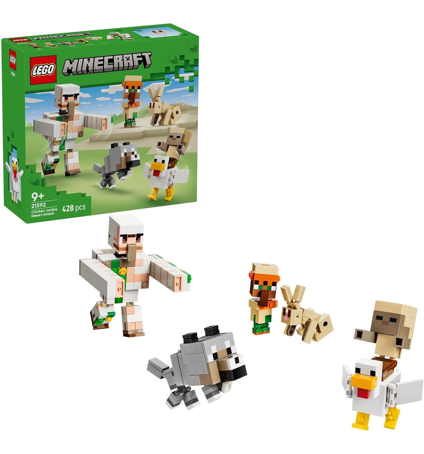 Конструктор LEGO Minecraft Куриный наездник 428 дет. - фото 1
