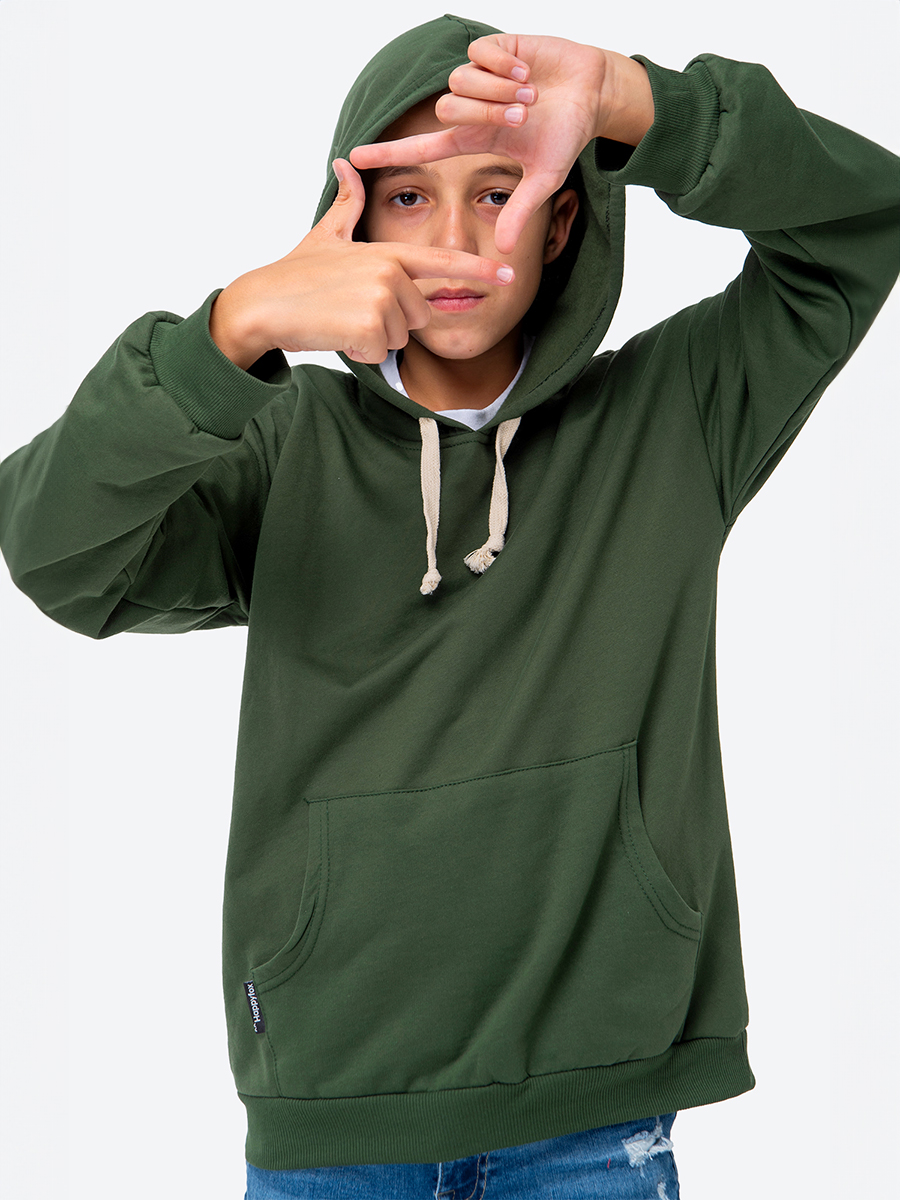 Худи HappyFox HF00158т.хаки - фото 7