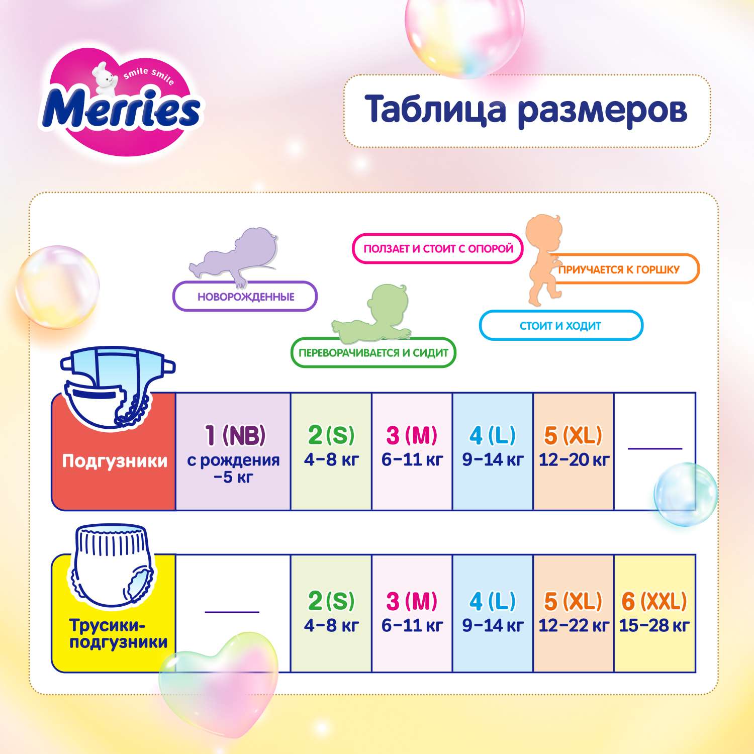 Подгузники Merries L (9-14 кг) 48 шт. - фото 8