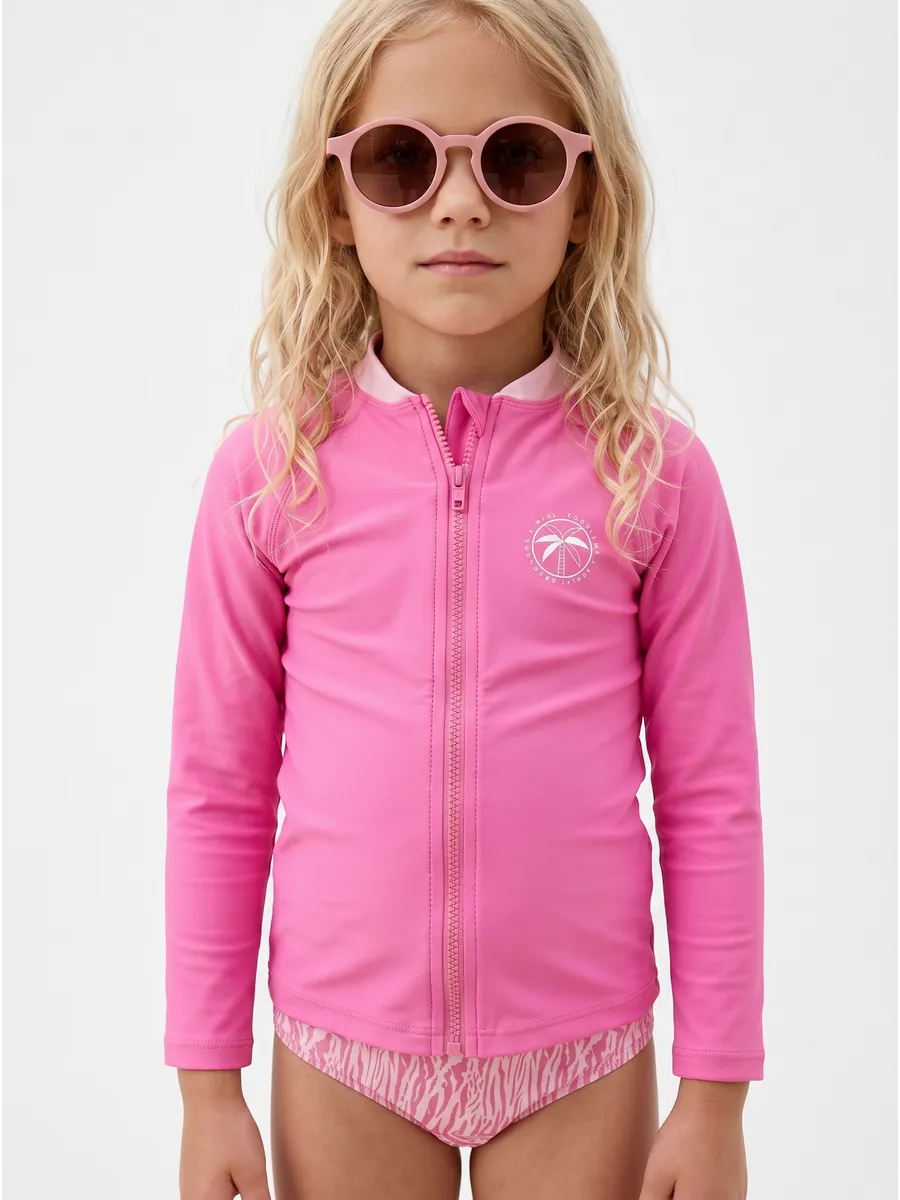 Гидролонгслив Mini problems Long/girl/pink - фото 1