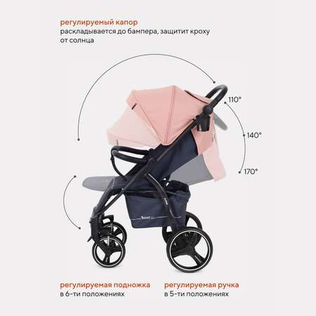 Коляска прогулочная Rant Basic Alpine Coral