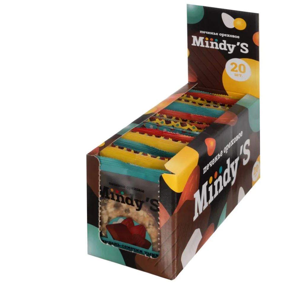 Печенье ореховое Mindys с шоколадом 3 вида - фото 5