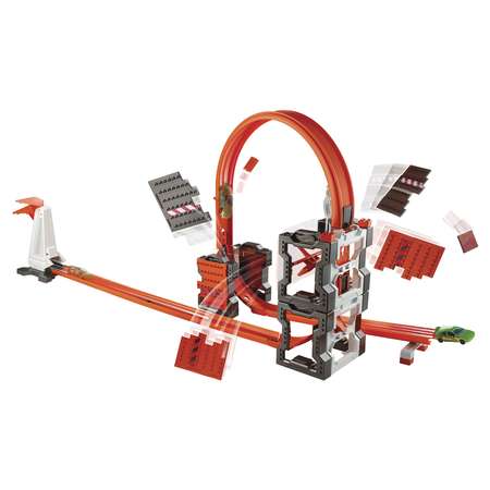 Трек Hot Wheels Конструктор трасс взрывной с пусковой установкой