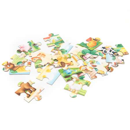 Пазл Baby Toys First Puzzle Кто живет в деревне 20элементов 04189