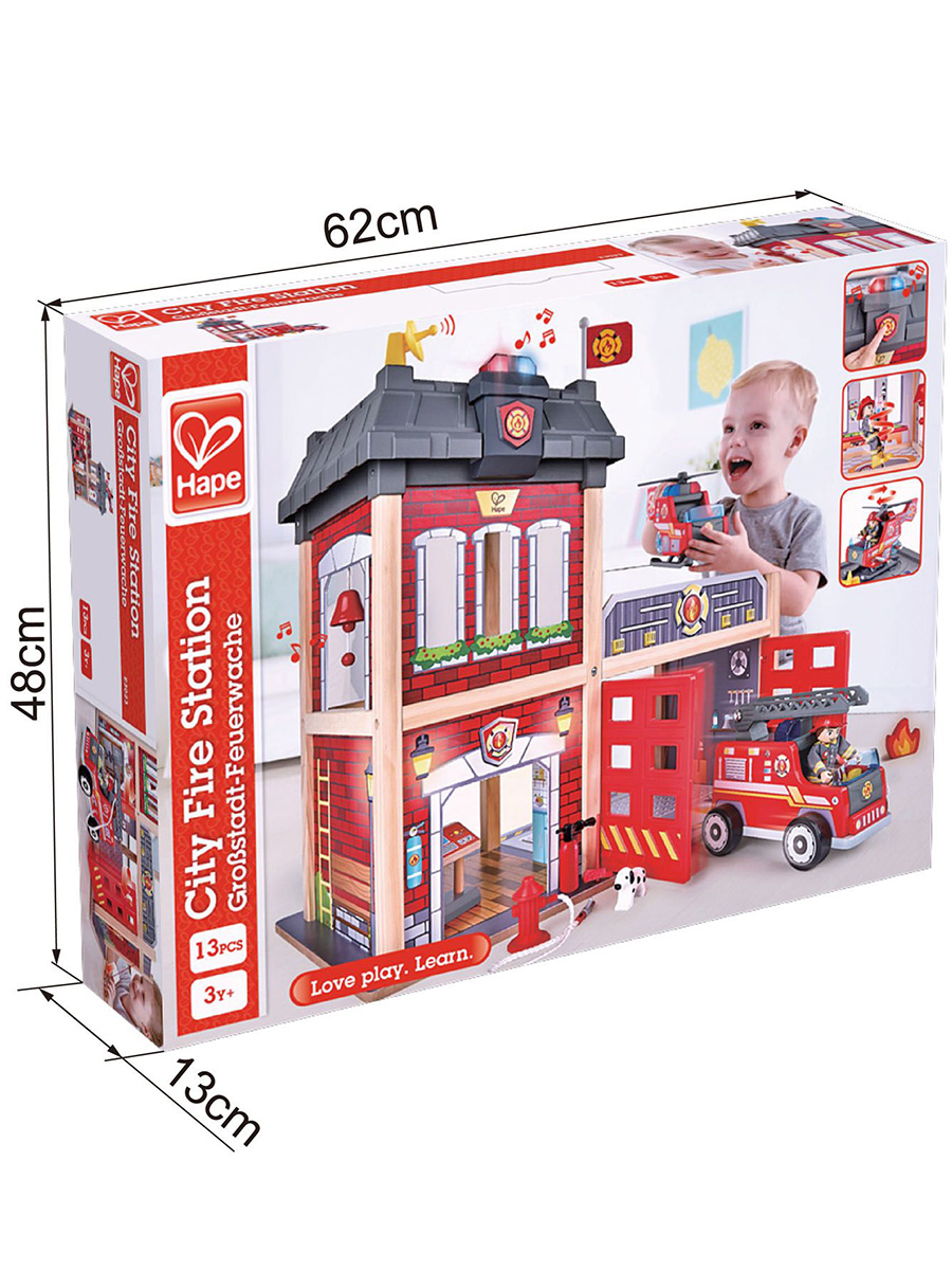Игрушка Hape Пожарный (инструменты, экипировка) - фото 14