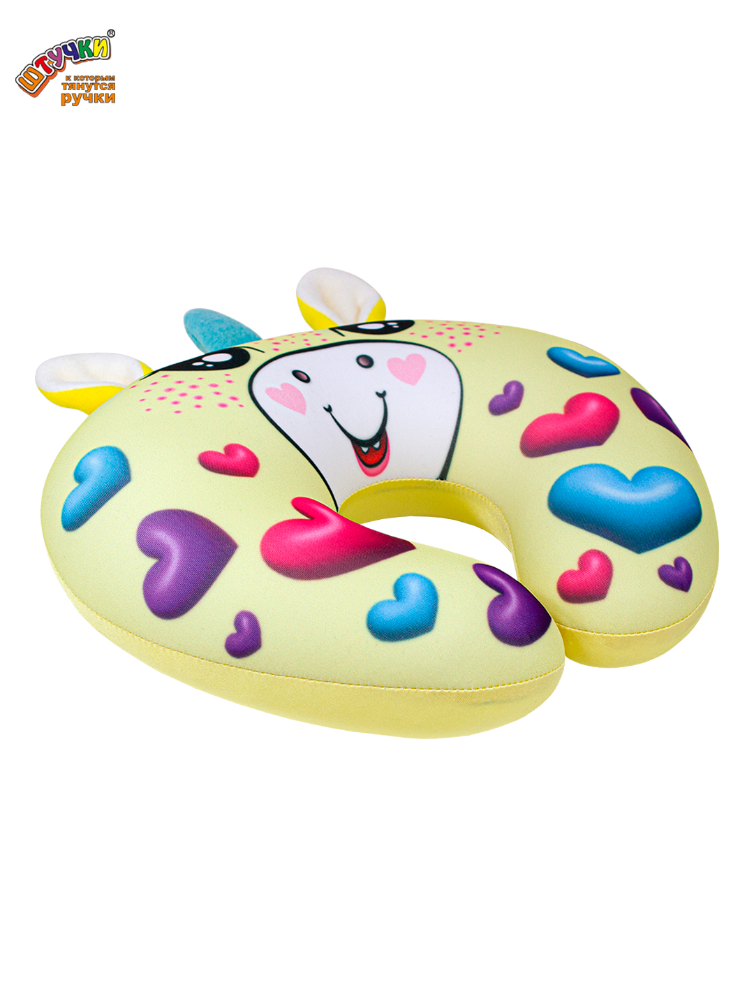 Подушка автомобильная Штучки к которым тянутся ручки Единорожка жёлтый 20 x 25 см - фото 2