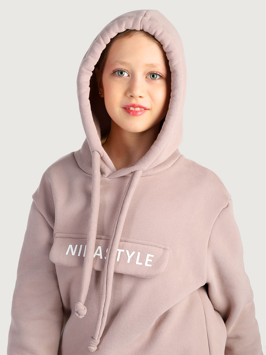 Костюм NIKASTYLE 7т20325 какао/пудра - фото 6