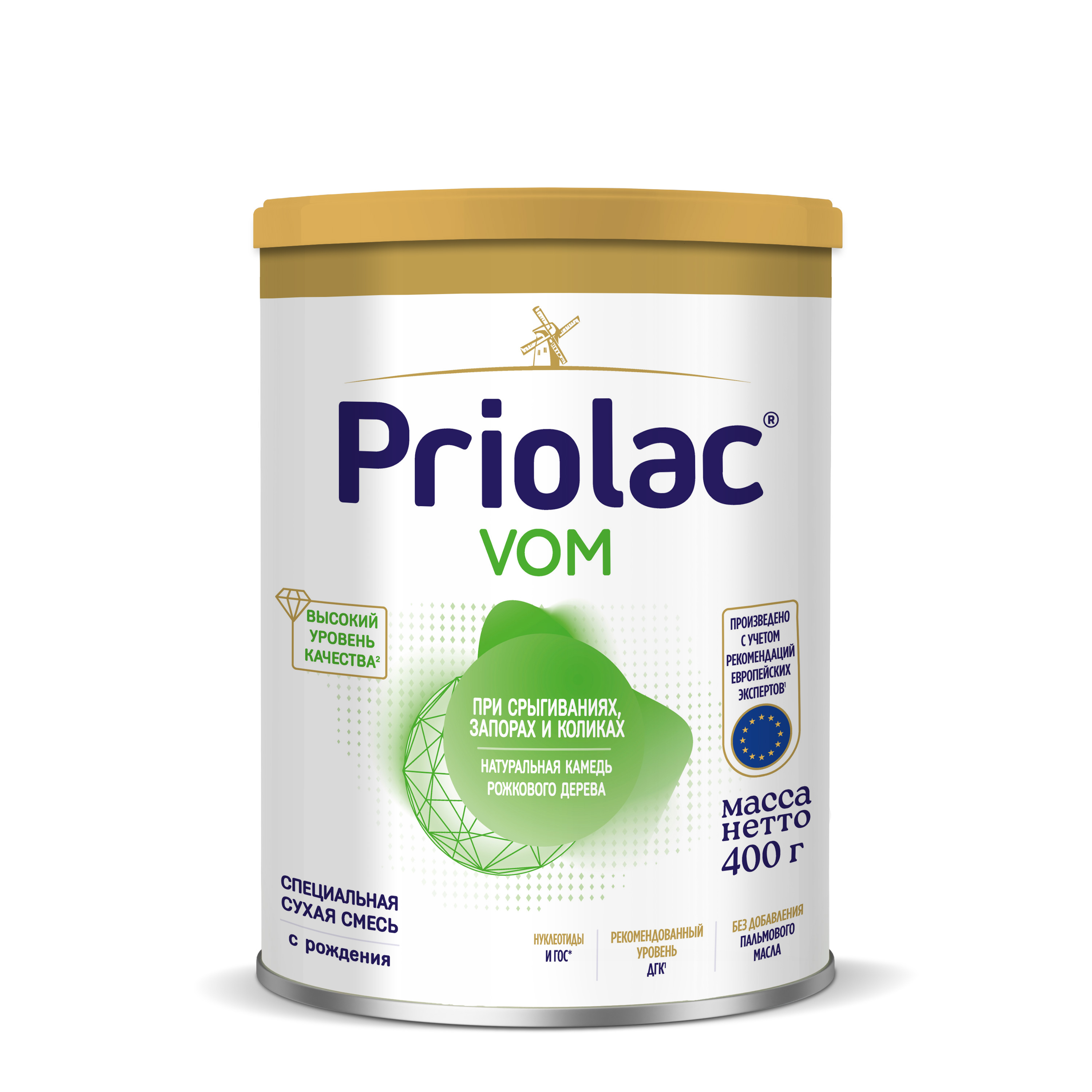 Изображение товара Специализированная детская смесь Priolac VOM 400г для грудных детей с рождения