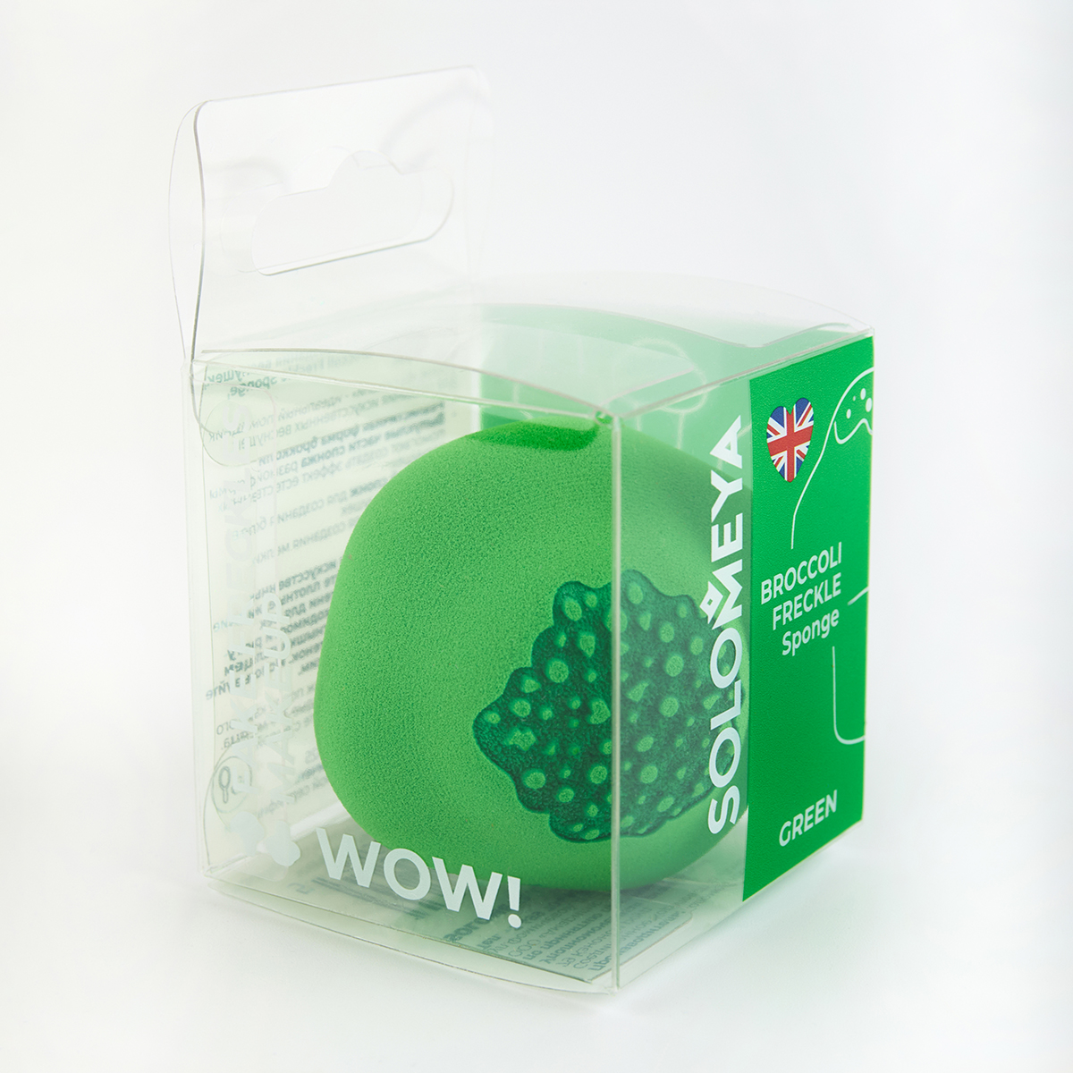 Создания веснушек SOLOMEYA Спонж Брокколи для - фото 2