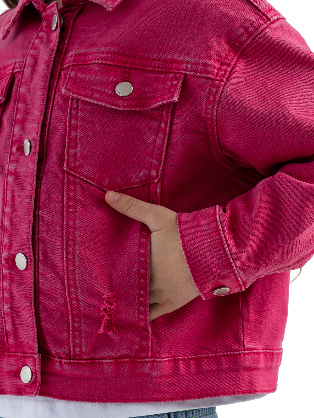 Куртка джинсовая Kapika LKGCK15-X2 - фото 7