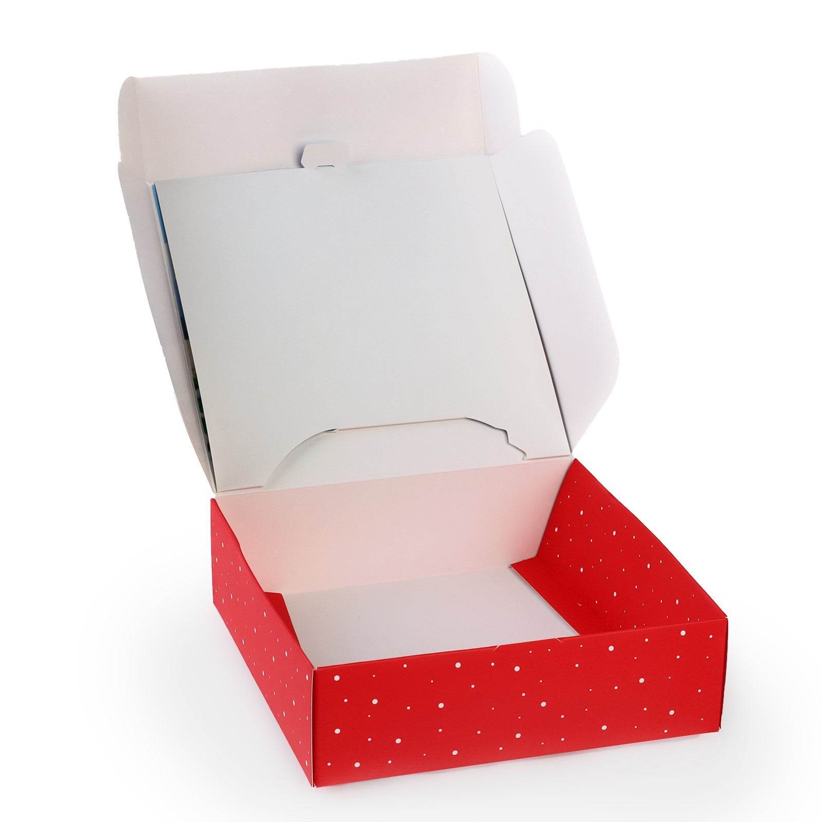 Коробка складная Дарите Счастье "Новогодний город", 16,5 х 16,5 х 5 см - фото 4