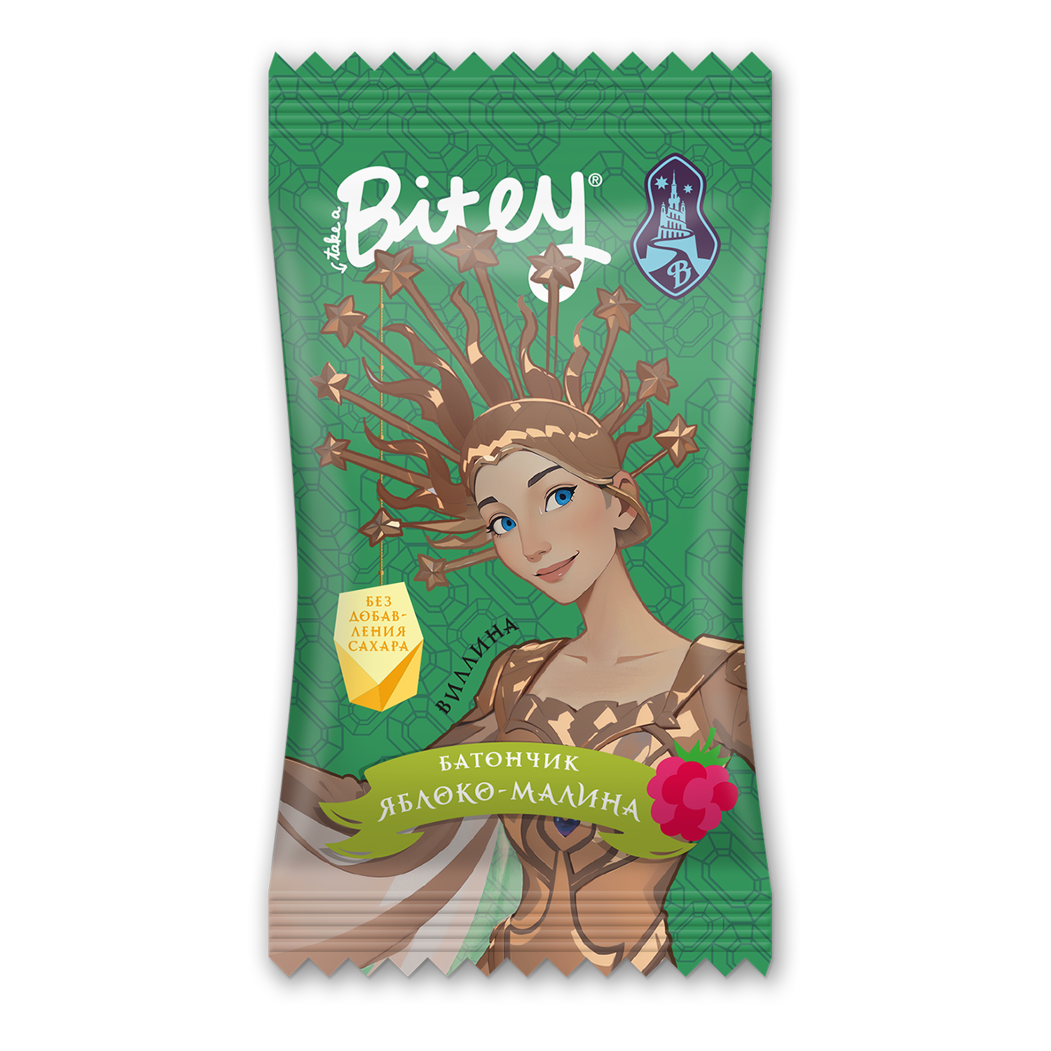 Батончик Take a Bitey фруктово-ягодный яблоко-малина 25гр с 2лет - фото 1