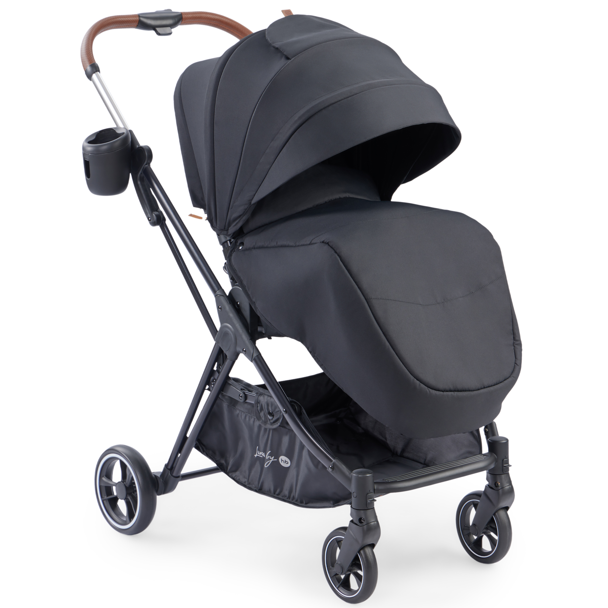 Коляска прогулочная Happy Baby Luna черный - фото 17