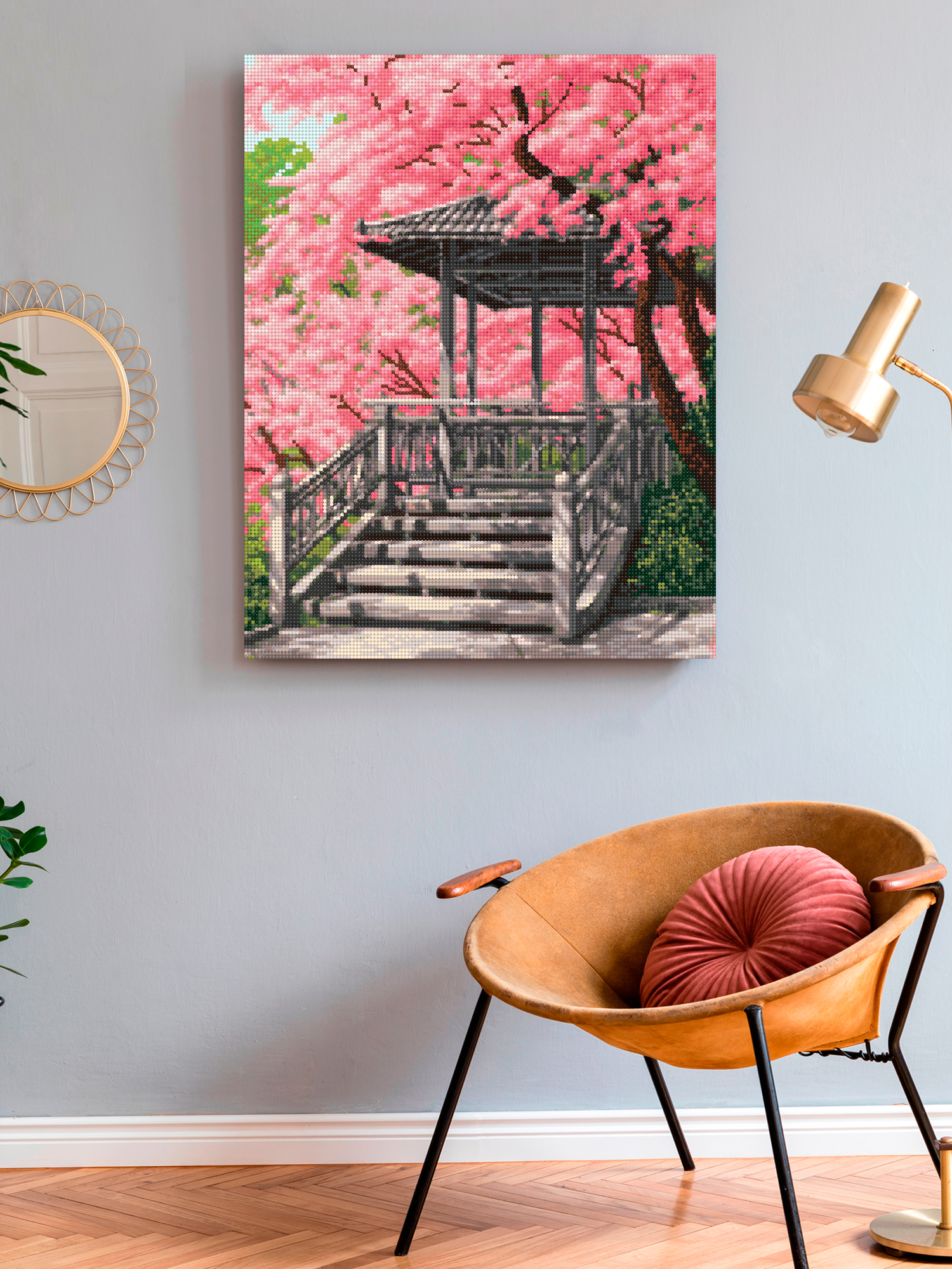 Алмазная мозаика Art on Canvas Японская беседка в ассортименте - фото 3