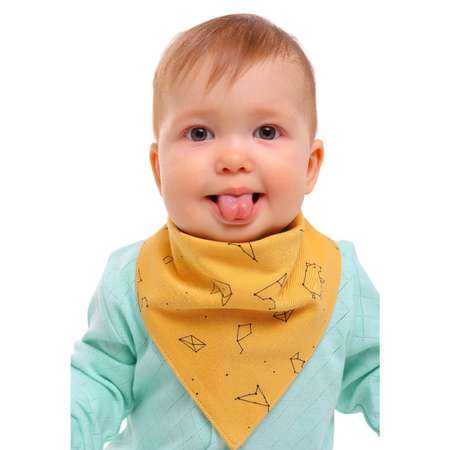 Нагрудник LeeLuckBaby текстиль 4 шт.