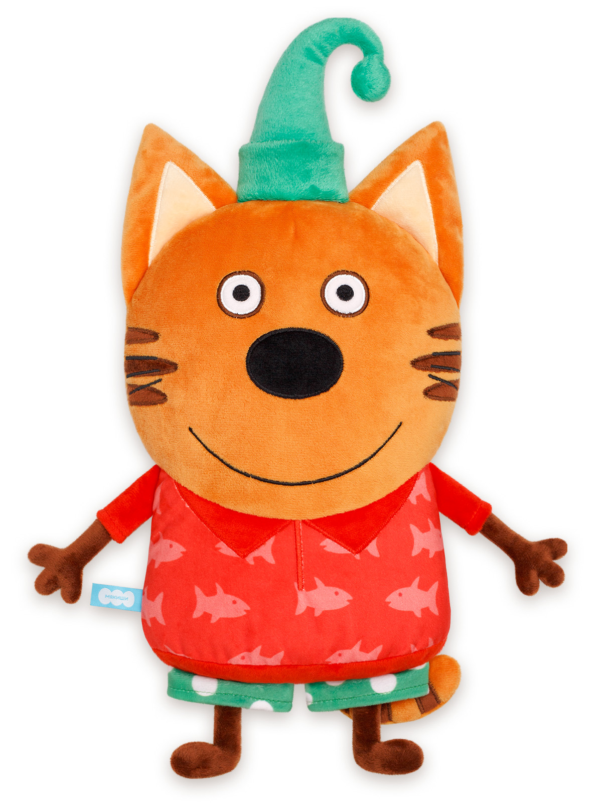 Игрушка-подушка Мякиши детская мягкая большая Три кота Компот и море приключений - фото 9