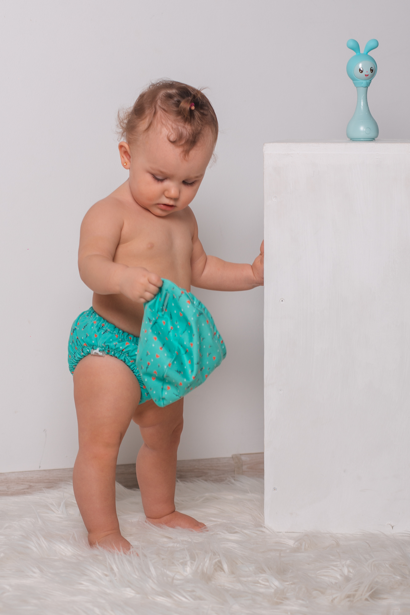 Шапочка для плавания Мамин Я Первая любовь размер 0-3 года - фото 3