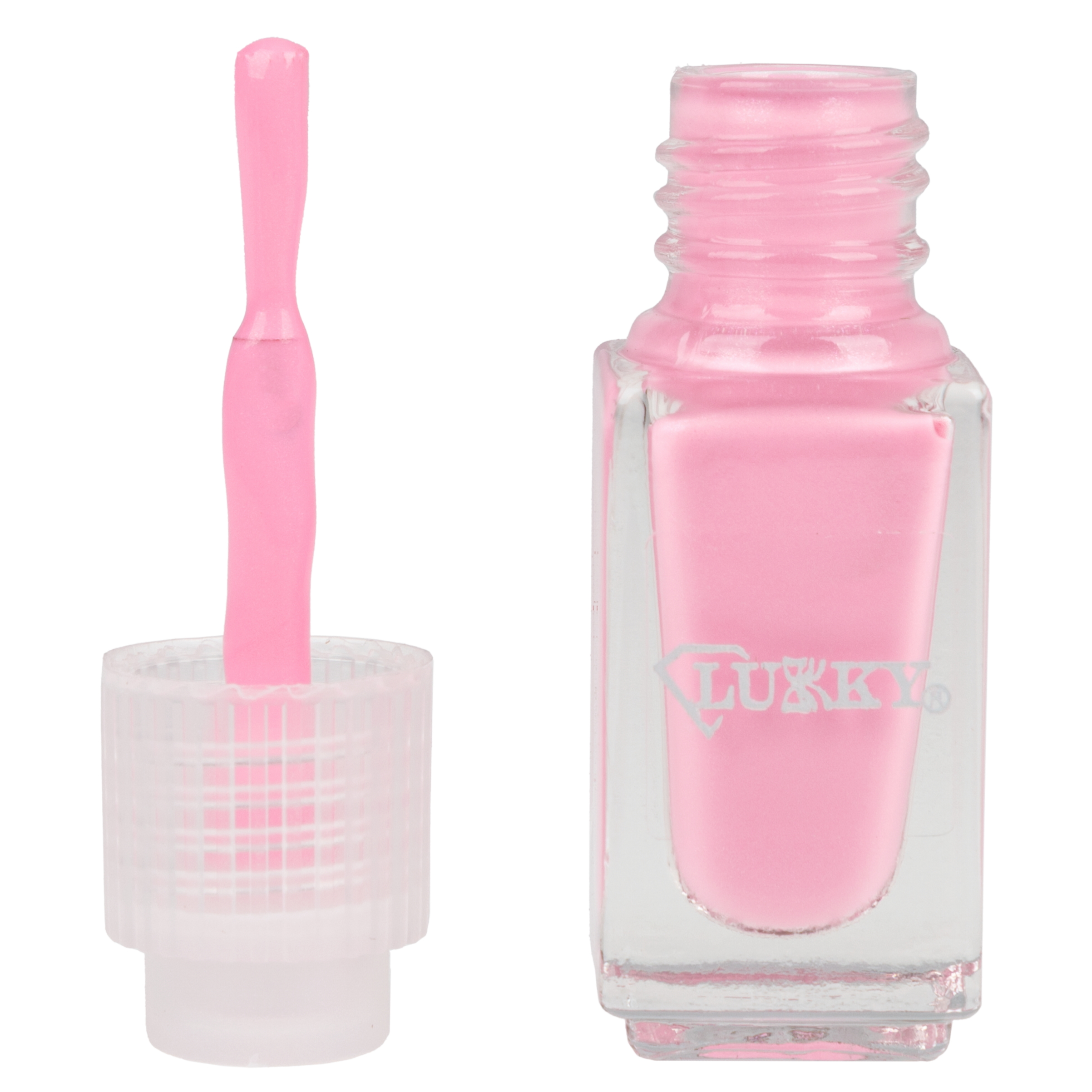 Лак для ногтей 2 шт. LUKKY Diamond Duet двойные розовый 4 мл - фото 4