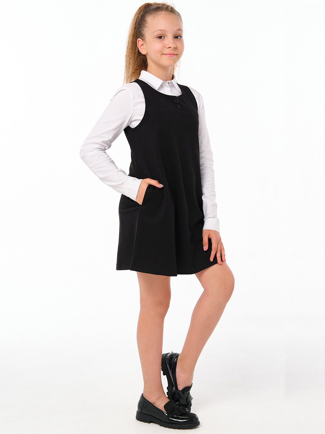 Сарафан АЙАС 16-02-22/черный - фото 1