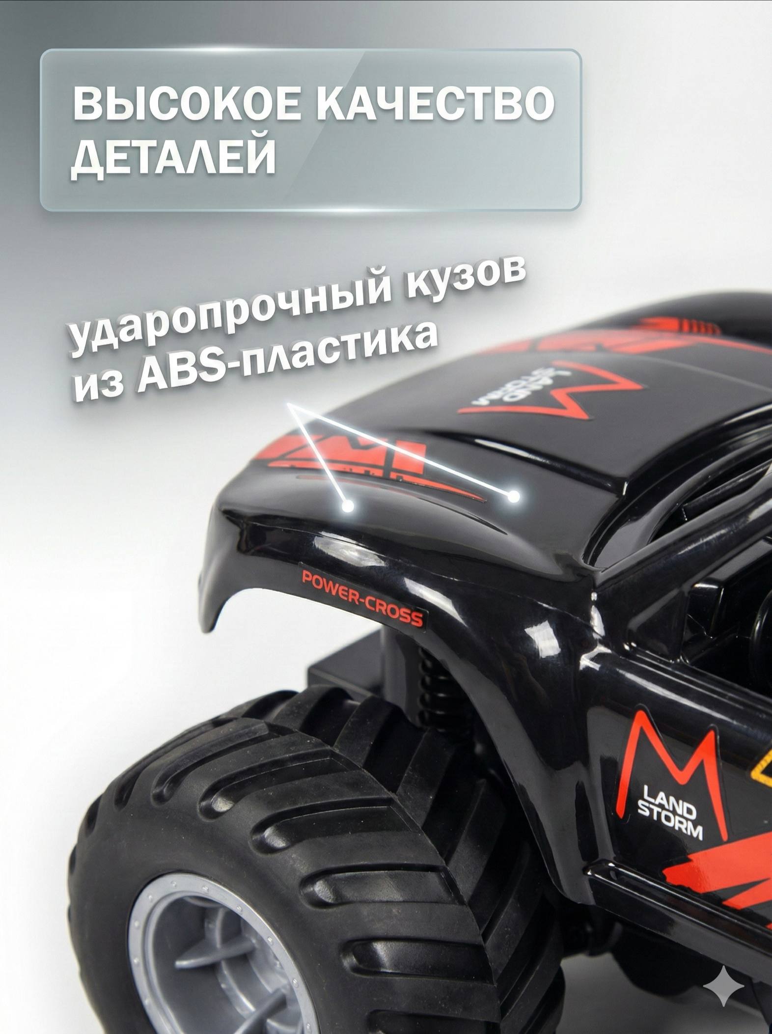 Автомобиль РУ MihokiToys Jeep Вездеход 4х4 - фото 14