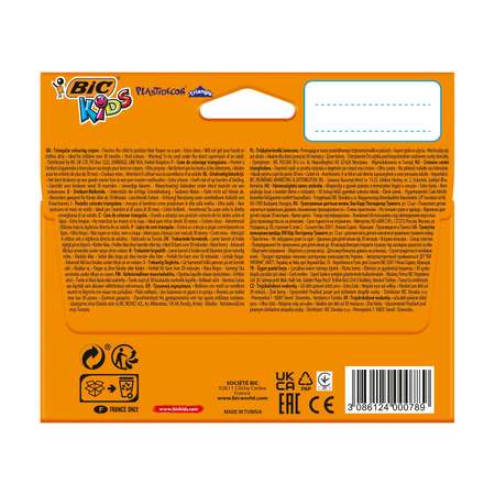 Восковые мелки BIC Kids 12 шт.
