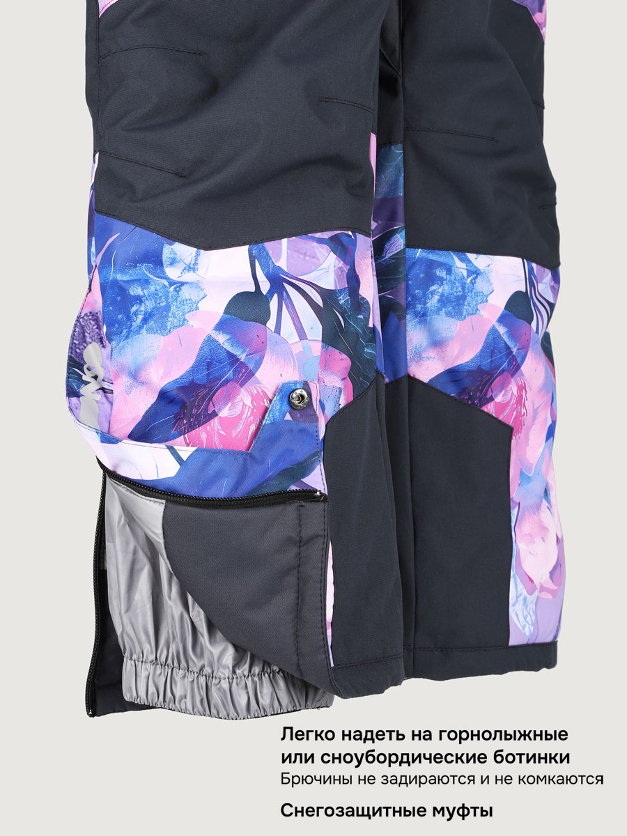 Комбинезон NIKASTYLE 8з1625 фиолет/графит - фото 8