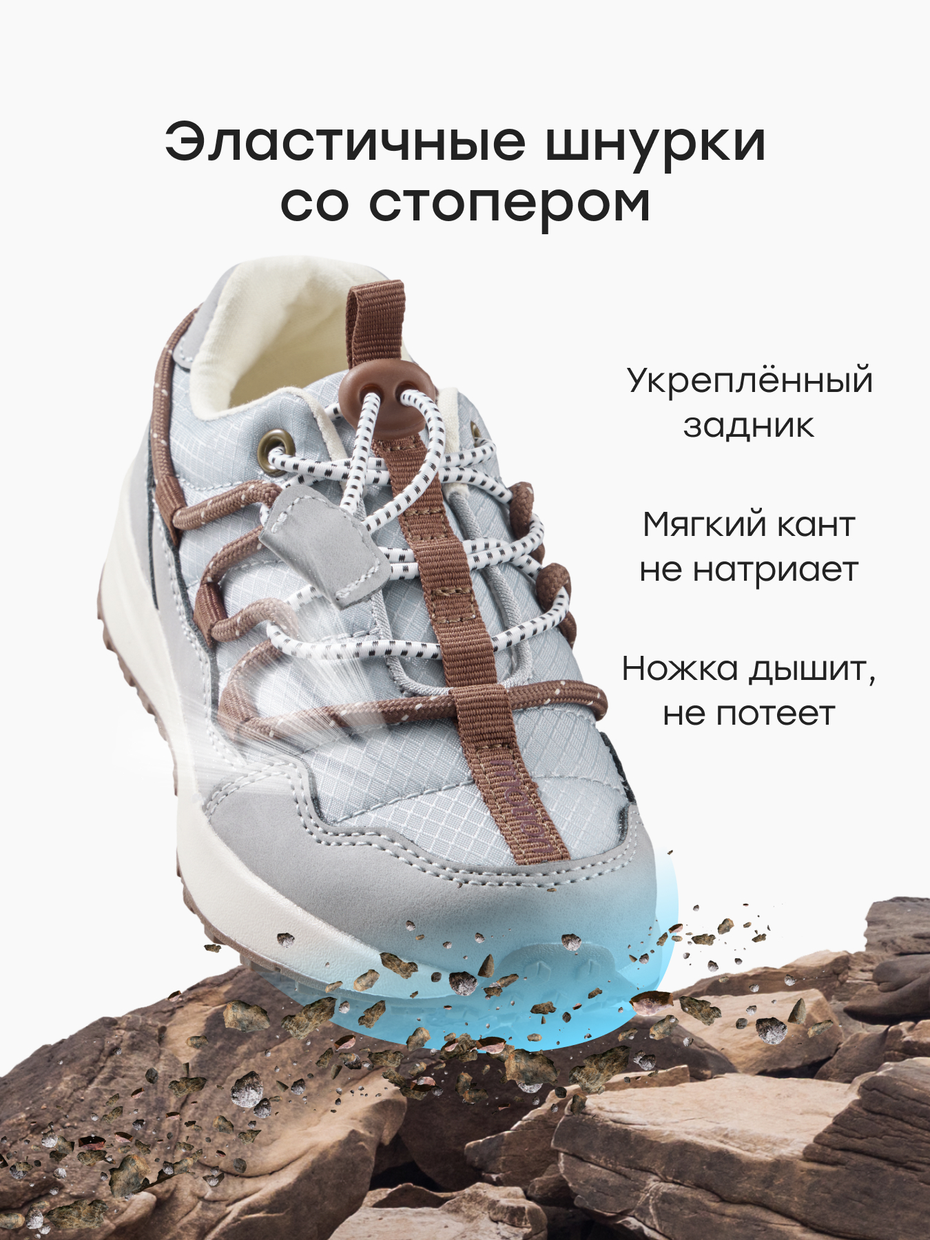 Кроссовки Happy Baby 86658_blue - фото 4