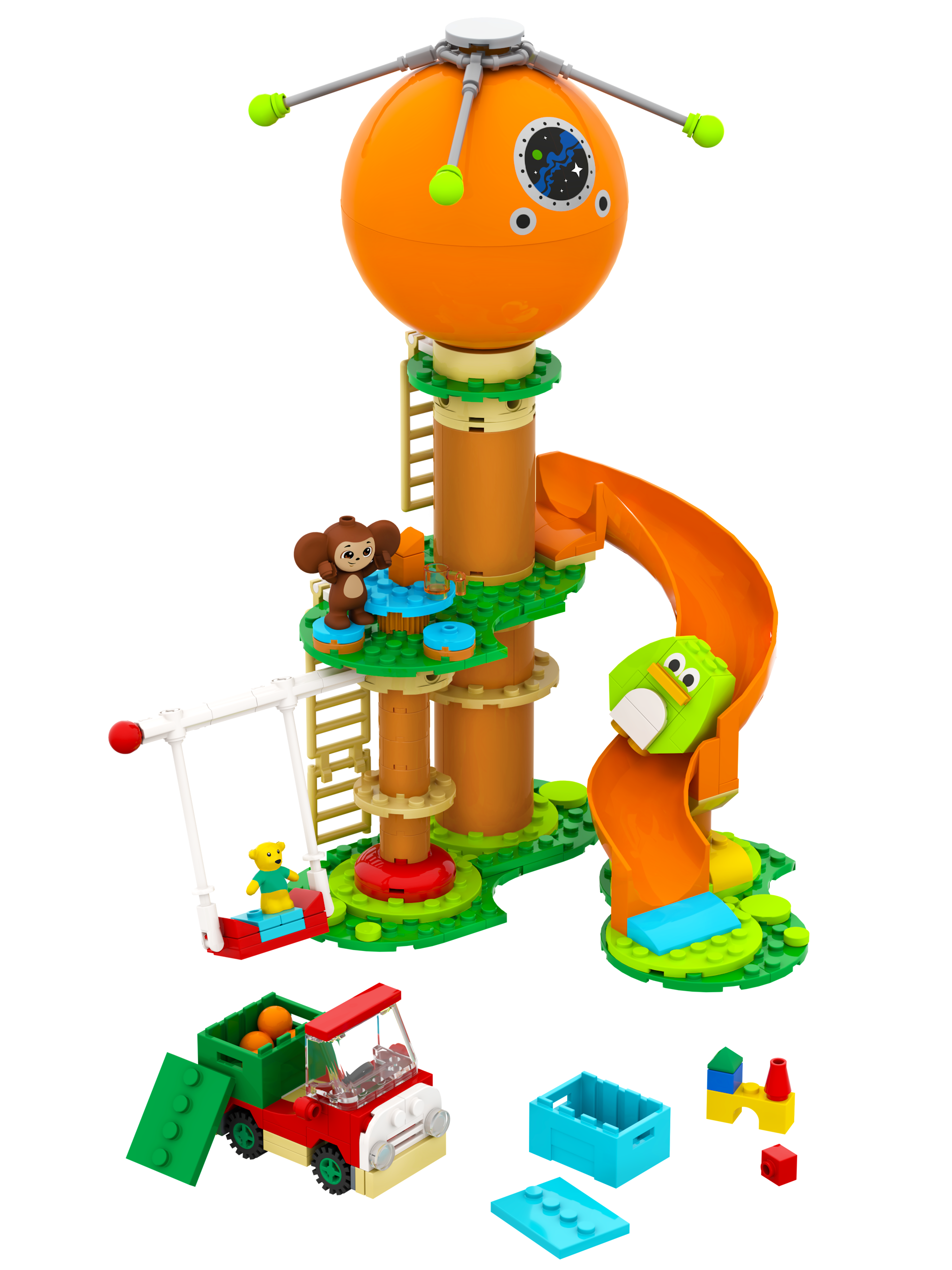 Конструктор РУБРИК Домик 251 дет. - фото 1