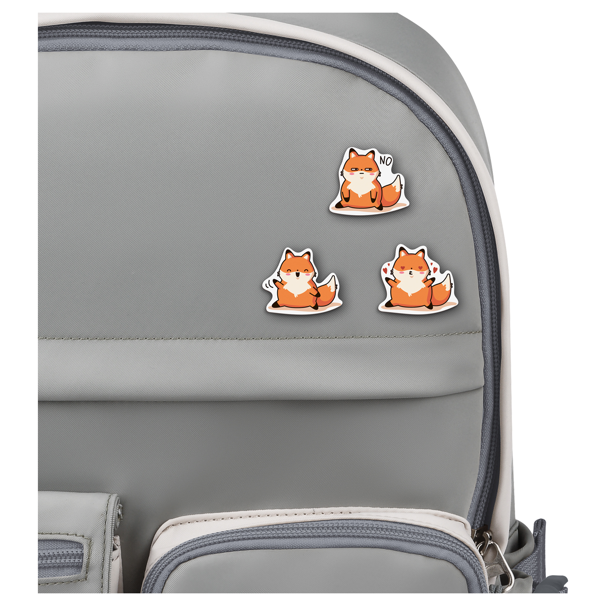 Значок Meshu Kawaii fox 3 шт. - фото 2