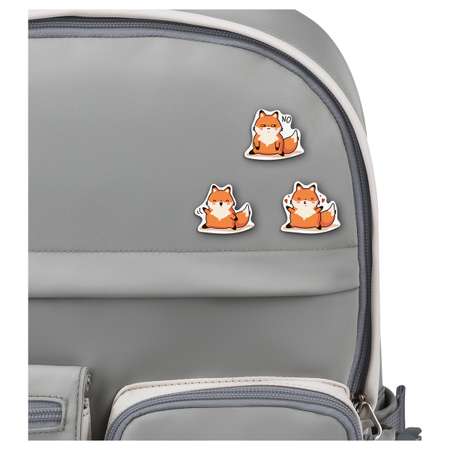 Значок Meshu Kawaii fox 3 шт.