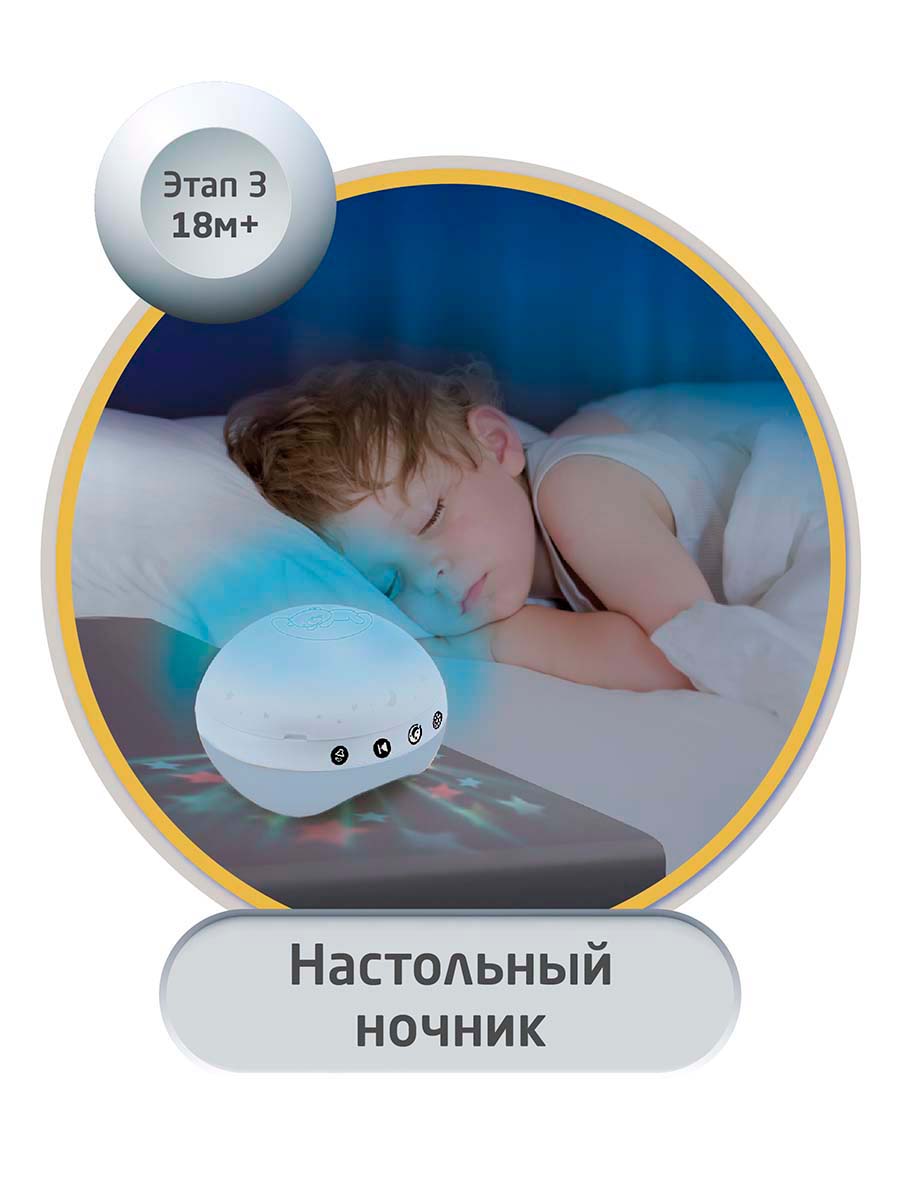 Мобиль INFANTINO 3 в 1 Музыкальный голубой - фото 4