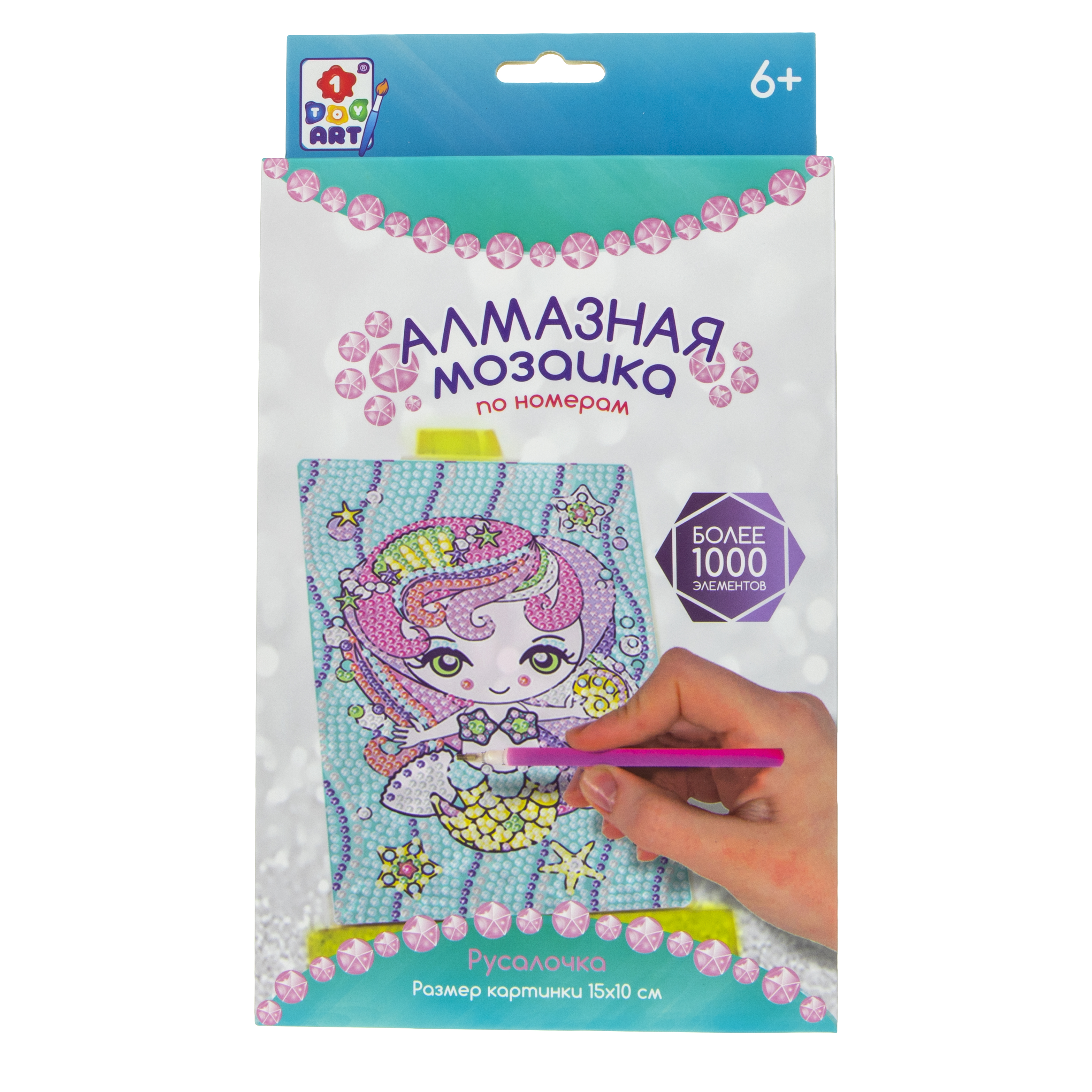 Алмазная мозаика 1TOY маленькая для девочек - фото 10