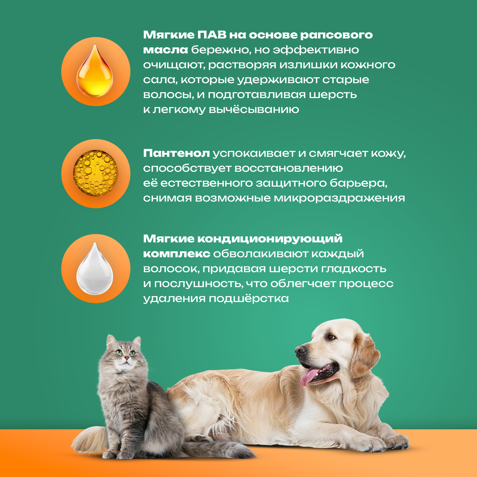 Шампунь экспресс линька PETPOWER для длинношерстных собак и кошек 500 мл - фото 5